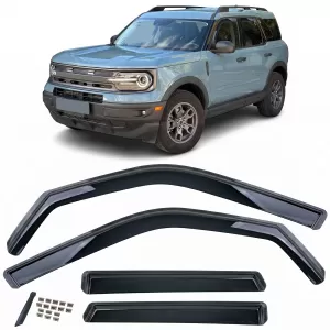 Windabweiser Regenabweiser 4-teilig Schwarz für Ford Bronco Sport ab 2020 - ODSMF6025755