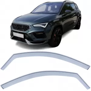 Wind deflector rain guard wind protection black smoke for Cupra Ateca from 18 - ODSMC6027029