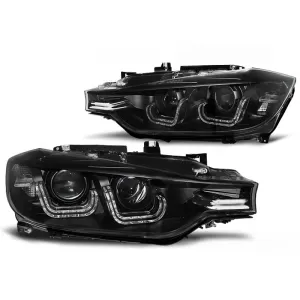 HEADLIGHTS U-LED LIGHT BLACK fits BMW F30/F31 10.11 - 05.15 - TTHB6028220