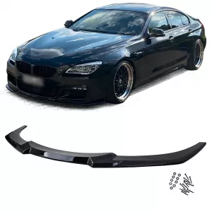 Front spoiler lip performance gloss black fits for 6 Series BMW F12 F13 F06 - ODFBSB6029736