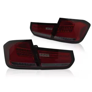 LED BAR TAIL LIGHTS RED SMOKE SEQ fits BMW F30 11-15 - TTTLB6029915