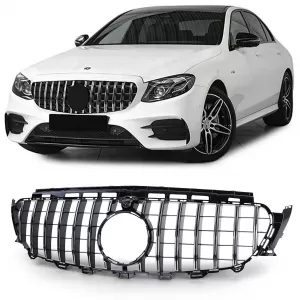 Sport grille black chrome fits for Mercedes E W213 S213 C238 A238 16-20