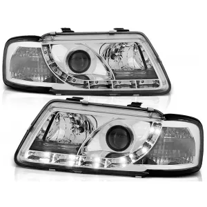 HEADLIGHTS DAYLIGHT CHROME fits AUDI A3 8L 08.96-08.00