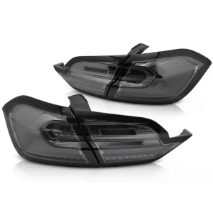 LED TAIL LIGHTS SMOKE fits FORD FIESTA MK8 17-21 HATCHBACK 
