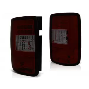 LED BAR TAIL LIGHTS RED SMOKE fits VW CADDY 03-03.14
