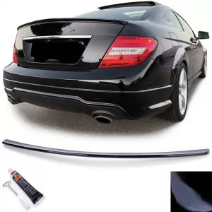 Sport rear spoiler lip black gloss for Mercedes C-Class C204 Coupe 11-14 - ODSM6030242