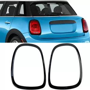 Tail light trims gloss black for Mini Cooper F55 F56 F57 14-21