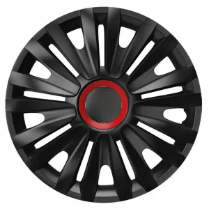 Wheel Covers 13'' Royal 100204 RR Black CBX 4 Pieces - CGRFFWTAR6033430