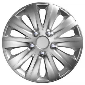 Wheel Covers 15'' Rapide 101188 NC Silver & Black CBX 4 Pieces - CGRFFWTAR6033461