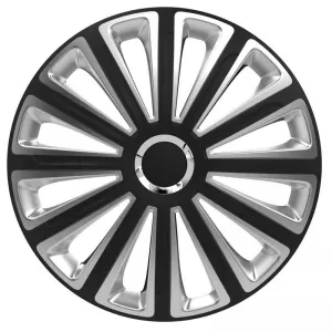 Wheel Covers 15'' Trend 117701 RC Black & Silver CBX 4 Pieces - CGRFFWTAR6033462