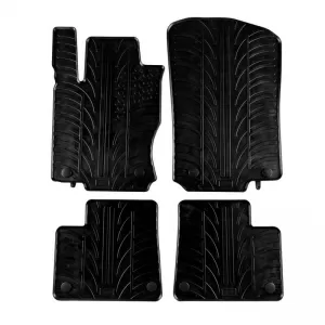 Rubber Car Mats Gledring 0328 suitable for Mercedes GLE W166 2015-2019 / GLE C292 2015-2019 / ML W166 2011-2019 Black 4 Pieces - CGRFMM6033728