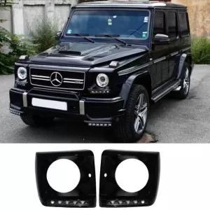 Headlight Covers With DRL Suitable for Mercedes-Benz G-Class W461/W463 90-15 G55/G65 A Design 4 pc - CGRHM6034708