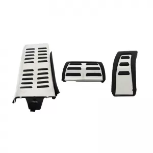 Aluminium Pedal With Footrest Suitable for Audi A4 B8 08-15 / A5 08-16 / Q5 08-16 / A6 11-15 / A7 / Porsche Macan Automatic Set 3 Pcs KPAU03 - CGRKPA6035309