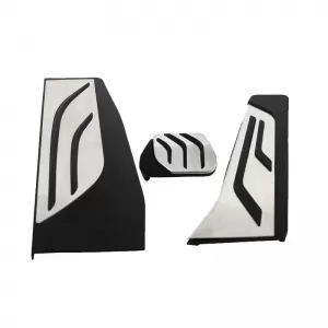 Pedal Aluminium With Footrest Suitable for BMW F20 11+, F22 14+, F30 11+, F32 13+ Automatic Set 3 Pcs KPBM01 - CGRKPB6035311