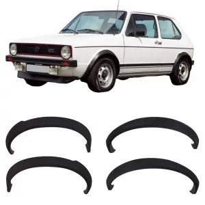 Fender Flares suitable for VW Golf I (1) 74-83 Set 4 Piece