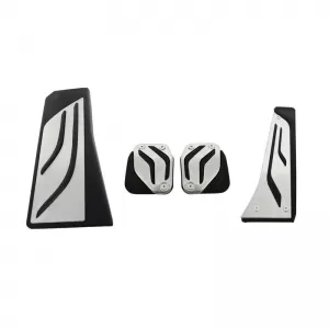 Pedal Aluminium With Footrest Suitable for BMW 5 F10, 6 F12/F13, X3 F25, X4 F26 Manual Set 4 Pcs - CGRKPB6036659