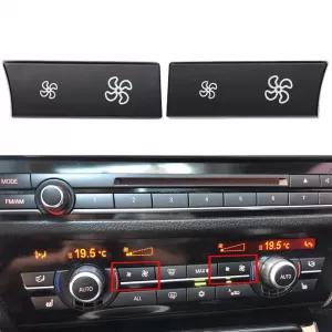Cover suitable for Switch Air Conditioner Control Panel for BMW 5 Series F10 / 5 GT F07 / 7 F01 F02 / 6 F06 2 Pcs - CGRCIOAB6037023