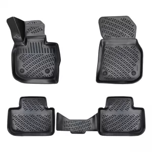 Car Mats 3D from Rubber TPE suitable for BMW X3 G01 2017+ Black Rizline 4 Pcs Black - CGRFMB6037118