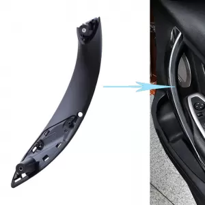 Door Handle (inside car) suitable for Bmw 3 F30 / F31 11-18 Right Front Door 1 Piece Black - CGRDMB6037403