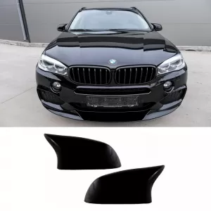 Mirror Covers suitable for BMW X3 F25, X4 F26, X5 F15, X6 F16 M4 Look Glossy Black 2 Pieces - CGRMCB6037679