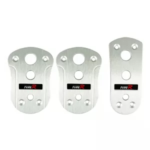 Pedal Aluminium Universal Type-R Silver Set 3 Pieces TR-2444 - CGRKPAR6037957