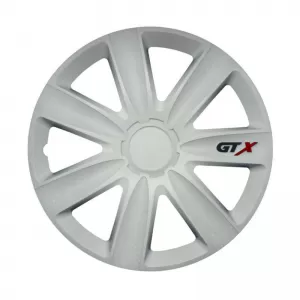 Wheel Covers 14'' GTX 112782 Carbon White CBX 4 Pieces - CGRFFWTAR6038528