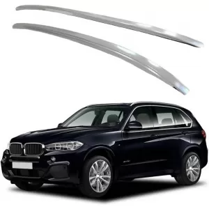 Roof Rails suitable for BMW X5 F15 2013-2018 Flush-Rails Aluminium Silver 2 Pieces - CGRRRRRSB6039383