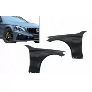 Fender Flares suitable for Mercedes-Benz C-Class W205 S205 C205 A205 (2014-2020) A Design C63 Design 2 pc