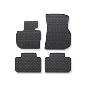Rubber Car Mats Geyer & Hosaja suitable for Bmw X3 G01 (2017 - 2024) / X4 G02 (2018 - 2025) 4 Pieces, Black 915/4C - CGRFMB6040129