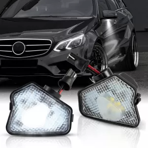 Mirror Led Lights suitable for Mercedes-Benz W201 / W246 / C117 / C218 / C207 / X156 / W176 / W201 / W202 / W204 / W124 / W212 / W221 Led 6000K White 2 Pcs - CGRMWLIM6040647
