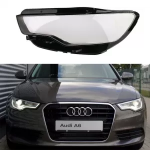 Headlight Len Glass Left Suitable for Audi A6 C7 Pro Facelift 11-15 1 Pc - CGRHLA6040807