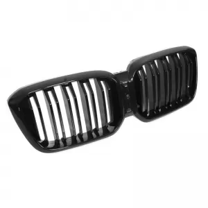 Front Grilles suitable for BMW X3 G01 LCI / X4 G02 LCI 21-25 Sport Look with Double Grille Glossy Black with 6 Grilles 2 Pcs - CGRGB6041571