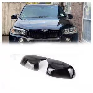 Mirror Covers suitable for BMW X3 F25, X4 F26, X5 F15, X6 F16 XM Look Glossy Black 2 Pieces - CGRMCB6041908