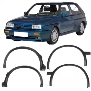 Fender Flares suitable for VW Golf II (2) 87-91 Set 4 Pieces