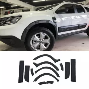 Fender Flares suitable for Dacia Duster 2010-2017 with Door Moulding 