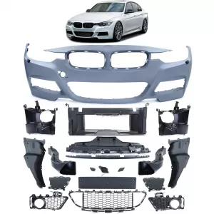 Sport front bumper with grille suitable for 3 Series BMW F30 Sedan F31 Touring 11-15 - ODFBB6042639