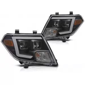 NISSAN FRONTIER 10-14 TUBE LIGHTS BLACK