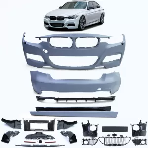 Body kit front rear bumper side skirts for 3 Series BMW F30 sedan 2011-2015