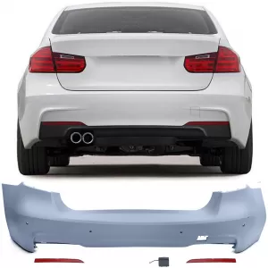 Rear bumper suitable for 3 Series BMW F30 Sedan 11-19 with M package
