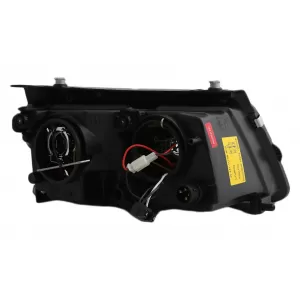 Scheinwerfer für VW Passat 3B 1996-2000 Blinker schwarze Halo-Felgen-image-60421