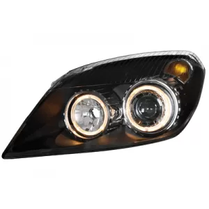 Headlights suitable for Opel Astra H (03.2004-2009) Angel Eyes 2 Halo Rims Black