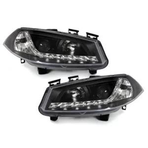 image-66-DNEVNO SVJETLO Prednja svijetla prikladna za Renault Megane II (11.2002-10.2005) DRL Crna
