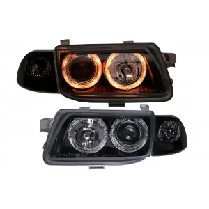 image-67-Prednja svijetla Angel Eyes odgovaraju za Opel Astra F (10.1991-02.1998) Crna