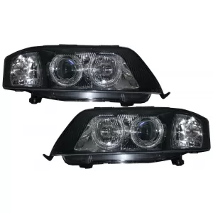 image-13-Audi A6 01-03 fényszóró - 2 körgyűrű - Fekete