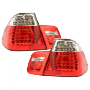 image-45-LED stražnja svjetla prikladna za BMW serije 3 E46 Limuzina 4D (1998-2001) Red Crystal