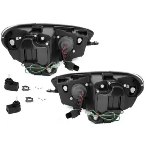 Fari LED DRL per VW Scirocco 2008-04.2014 Luci diurne Nero-image-2495