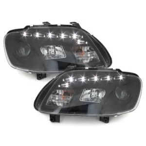 image-73-DAYLIGHT Prednja svijetla LED DRL prikladna za VW Touran 1T Caddy (02.2003-10.2006) Crna