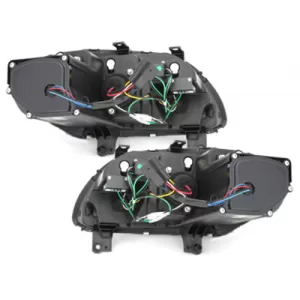 Faruri LED DRL DAYLIGHT compatibil cu VW Touran 1T Caddy (02.2003-10.2006) Negru-image-60501