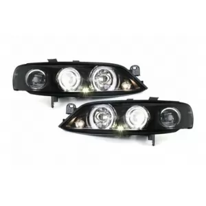image-46-Angel Eyes Headlights suitable for Opel Vectra B (1999-2002) Black