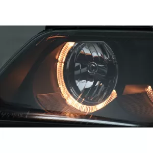 Phares pour VW Passat 3BG B5 09.2000-03.2005 2 Jantes Halo Noir-image-6093245